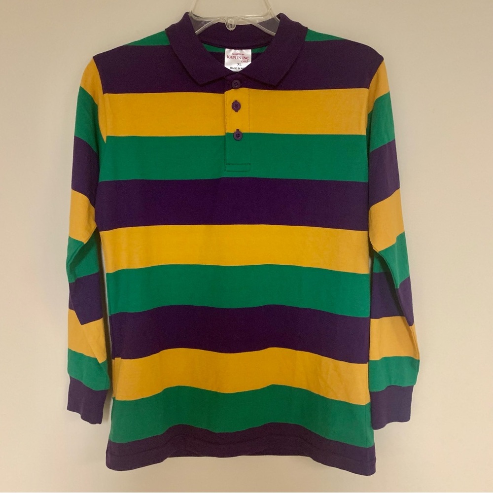 KAPLIN Child Mardi Gras Rugby Shirt